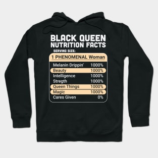 Black Queen Nutrition Facts Hoodie